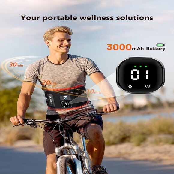 Red Light Therapy Pad 660nm & 850nm Infrared Belt for Back Neck Knee Feet NEW - Picture 6 of 8